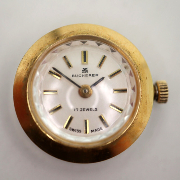 Vintage Bucherer Womens Interchangeable Watch 22mm Manual 17 Jewel Movement main image 10